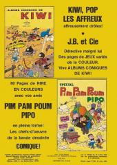 Verso de Pim Pam Poum (Pipo - Mensuel) -103- Tome 103