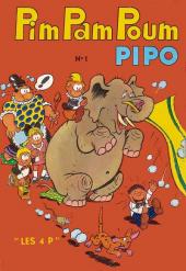 Verso de Pim Pam Poum (Pipo - Mensuel) -Rec16- Album N°16 (du n°61 au n°64)