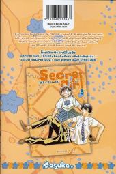 Verso de Secret girl -5- Tome 5