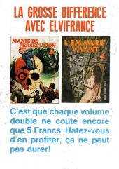 Verso de Série verte (demi-verte) et Hors-série (Elvifrance) -A01- Mourir pour vivre