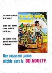 Verso de Série Verte (Elvifrance) -86- Le complot du désespoir