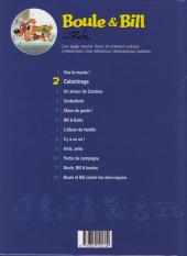 Verso de Boule et Bill -10- (Le Soir) -2- Cabotinage