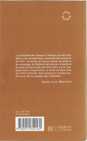Verso de (AUT) Hergé -1996/02- Hergé - Tintin le terrible ou l'alphabet des richesses