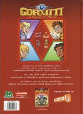 Verso de Gormiti - Les Seigneurs de la Nature ! -1- La Pierre de Soufre