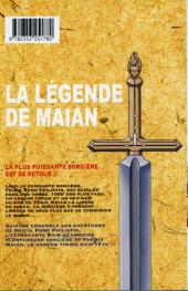 Verso de La légende de Maian -1- Tome 1