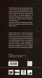 Verso de (DOC) Études et essais divers -7- Bruges et Damme dans la BD - Itinéraire découverte