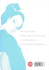 Verso de L'apprentie Geisha - Tome 1