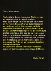 Verso de Tintin - Pastiches, parodies & pirates -PIR- Tintin & les avions