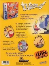Verso de Méga Tchô ! -2- Été 2001
