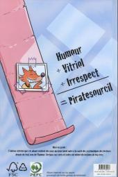 Verso de Piratesourcil -1- Histoires délirantes du piratesourcil et son intimité