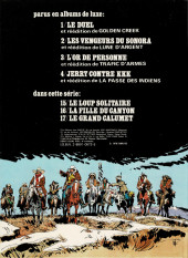 Verso de Jerry Spring -15a1979- Le Loup Solitaire et mon ami Red