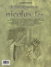 Verso de Le petit royaume de Nicolas 1er -1- Le voyou de la monarchie