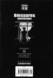 Verso de Blessures nocturnes -3- Volume 3