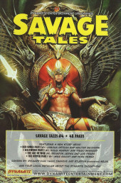 Verso de Savage tales (2007) -3VC2- Issue #3