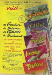 Verso de Toni Cyclone (Artima) -21- Aventure chez les papous