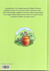 Verso de Mickey club du livre -445- Winnie l'Ourson - L'anniversaire surprise de Winnie
