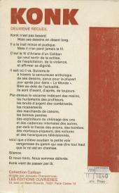 Verso de (AUT) Konk - Deuxième recueil