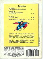 Verso de Superman (Poche) (Sagédition) -110- Superman poche