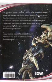 Verso de Transformers (Fusion Comics) -3- La Face cachée de la Lune - Fondation