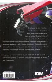 Verso de Transformers (Fusion Comics) -4- La Face cachée de la Lune - La Tempête
