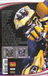Verso de Transformers (Costa/Figueroa) -HS- La face cachée de la lune - La BD officielle du film