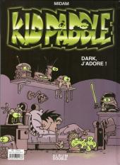 Verso de Kid Paddle -INTFL5- Boing ! Boing ! Bunk ! / Dark, j'adore !