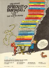 Verso de Spirou et Fantasio -8b1981- La mauvaise tête