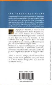 Verso de (DOC) Études et essais divers -a- La bande dessinée, une littérature graphique