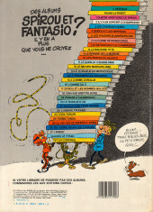 Verso de Spirou et Fantasio -13b1984- Le voyageur du mésozoïque