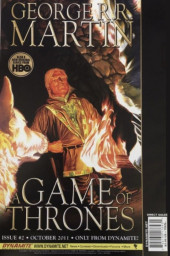 Verso de A Game of Thrones (2011) -1- Issue # 1