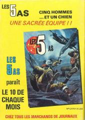 Verso de Rapaces (Impéria) -374- Double effort - Dette de courage - Nuage mortel