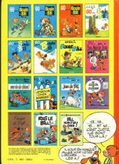 Verso de Boule et Bill -1a1979- 60 gags de Boule et Bill n°1