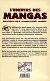 Verso de (DOC) Études et essais divers -a- L'Univers des mangas - Une introduction à la bande dessinée japonaise