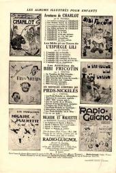 Verso de Bibi Fricotin (1e Série - SPE) (Avant-Guerre) -6- Bibi Fricotin détective