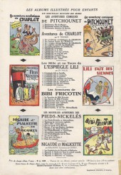 Verso de Bibi Fricotin (1e Série - SPE) (Avant-Guerre) -7- Le Roi des débrouillards