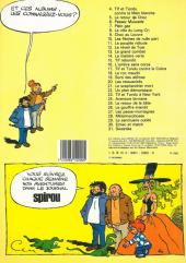Verso de Tif et Tondu -19a1983- Sorti des abîmes