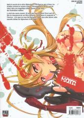 Verso de Highschool of the dead - Édition couleur -1- Tome 1