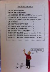 Verso de Tintin - Pastiches, parodies & pirates -17PIR- Les 7 boules de cristal