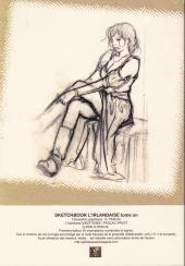 Verso de L'irlandaise -SB1- Sketch book - tome 1