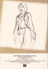 Verso de L'irlandaise -SB2- Sketch book - tome 2