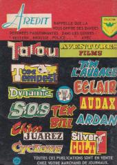 Verso de Silver Colt (3e Série - Arédit) -9- À la merci des rebelles