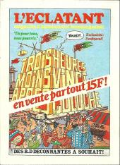 Verso de Les grands classiques de l'épouvante -91- Agence matrimoniale