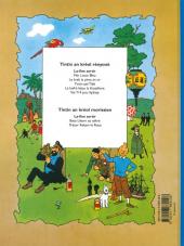 Verso de Tintin (en langues régionales) -5Réunionnai- Flèr Lotus Bleu
