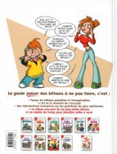 Verso de Les guides Junior -8a2009- Le guide junior des bêtises à ne pas faire !