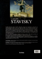 Verso de Les grandes Affaires criminelles et mystérieuses -5- L'Affaire Stavisky 