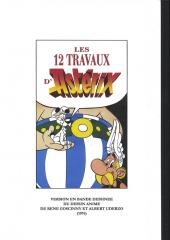 Verso de Astérix (Hors Série) -1976pir- Les 12 travaux d'Astérix