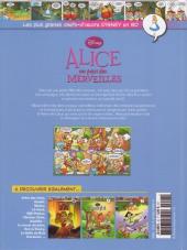 Verso de Les plus grands chefs-d'œuvre Disney en BD -23- Alice au pays des merveilles