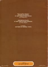 Verso de Histoire du journal et des éditions Vaillant - histoire du journal et des éditions Vaillant