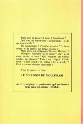 Verso de (AUT) Hergé -1983/04- Le colloque de Moulinsart