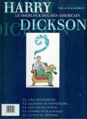 Verso de Harry Dickson (Nolane/Roman) -1b98- L'ile des possédés